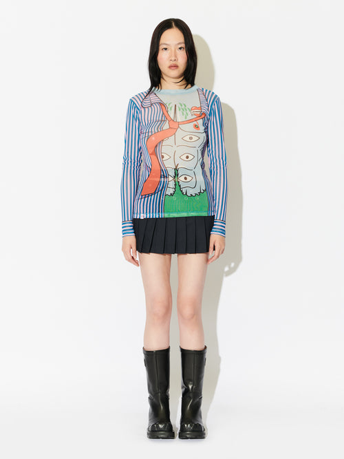 POWERMESH LONG SLEEVE TEE | Charles Jeffrey Loverboy