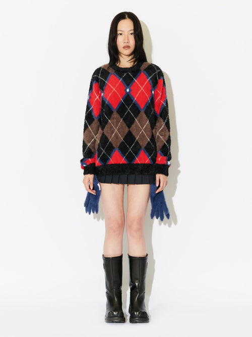 FLUFFY GLOVES JUMPER | Charles Jeffrey Loverboy