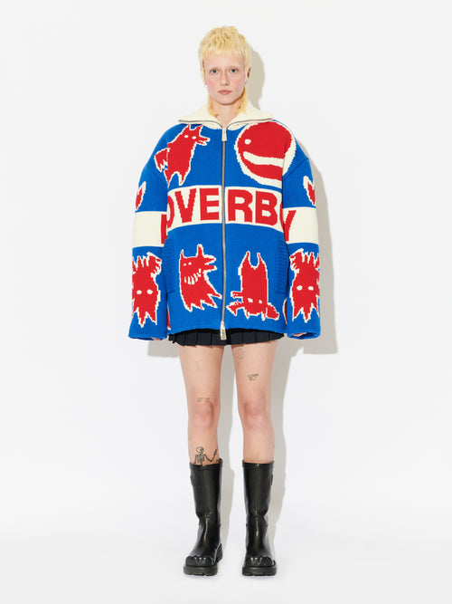 KNITTED PUFFER JACKET | Charles Jeffrey Loverboy