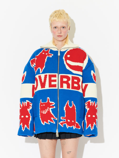 KNITTED PUFFER JACKET