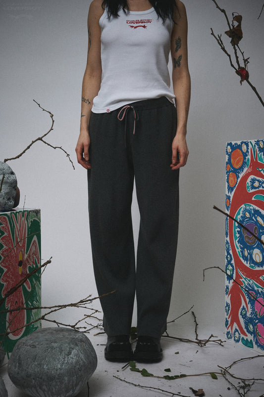 ANIMAL KNITTED JOGGERS in GREY RAT