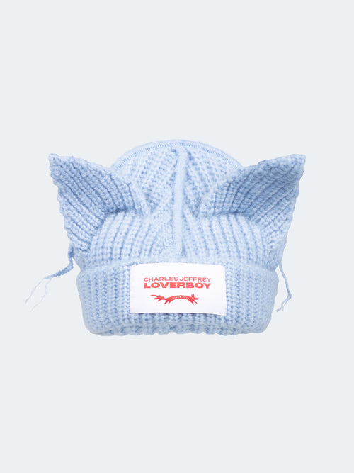 CHUNKY EARS BEANIE EXCLUSIVE in SKY BLUE | Charles Jeffrey Loverboy