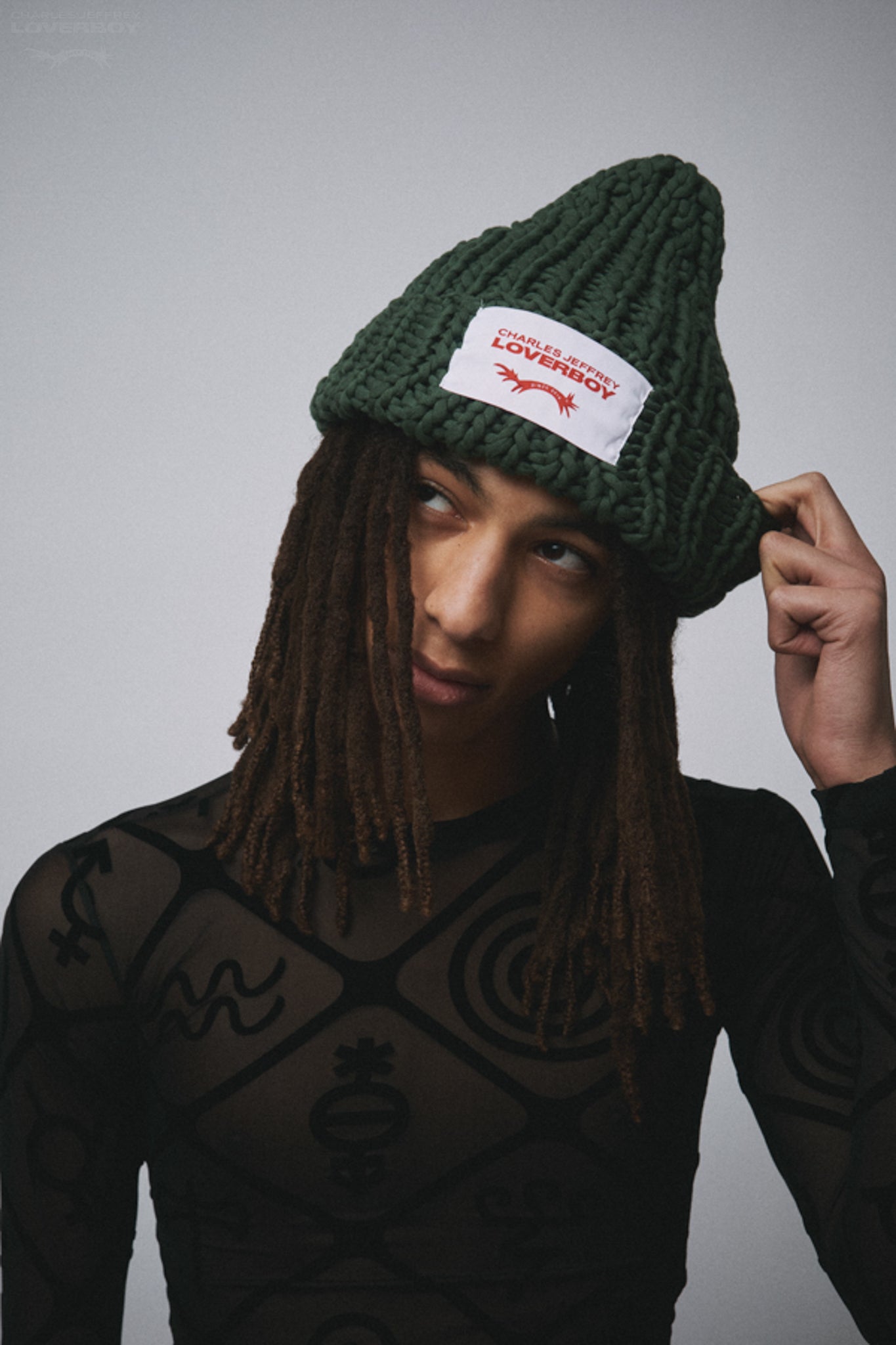 CHUBBY BEANIE in GREEN